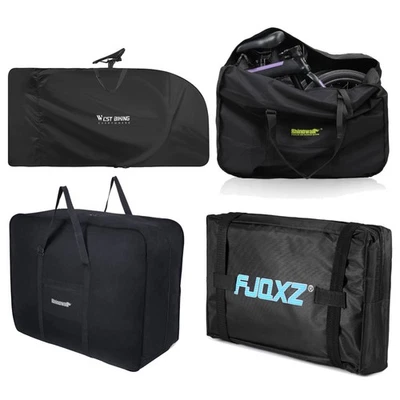 Bolsa de viaje para bicicleta de 14"-29" estuche de transporte plegable rueda de bicicleta equipaje de transporte  Foto 1 de 4