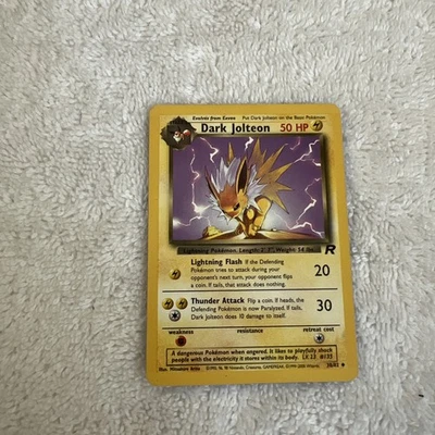 Pokemon Dark Jolteon 38/82 1 Edition - Image 1 of 2