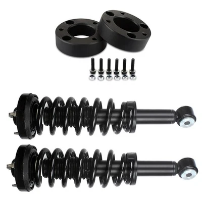 For 2009-2013 Ford F-150 2.5" Front Leveling Lift Kit & Front Complete Struts Foto 1 de 4
