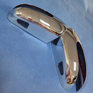 TWO CHROME DOOR MIRROR COVERS FOR 2002-2006 MERCEDES BENZ W211 E-CLASS - Bild 1 von 5