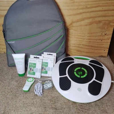 Amplificador de circulación REVITIVE (modelo 2469MD) con control remoto + cable de alimentación + almohadillas - probado Foto 1 de 4