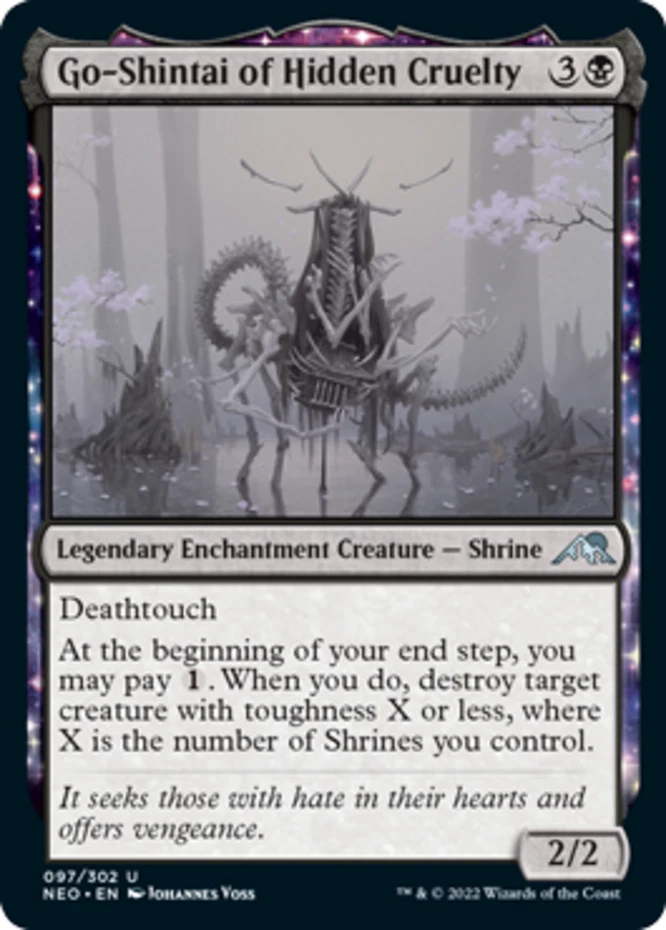 x1 Go-Shintai of Hidden Cruelty - Kamigawa: Neon Dynasty - NM - MTG - Image 1 of 1