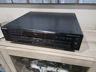 Sony CDP-CE215 5 CD Changer - Tested Works Well - W/Shuffle  - Image 1 of 4
