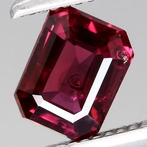 Granate espesartita natural sin tratar 5x3,9 mm octágono 0,51 quilates con ancho Namibia, África - Imagen 1 de 4