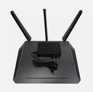 Netgear Nighthawk AC1900 Smart WiFi Router R7000 + Adapter Cord TESTED & WORKING - Photo 1/5