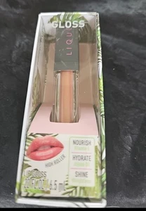 LIQUE Cosmetics HIGH ROLLER Lip Gloss Vegan Formula Infused Pigment NEW IN BOX - Picture 1 of 11