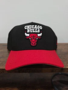 New Era 9Forty Chicago Bulls A-Frame black/red Snapback Cap Hat A14 - Picture 1 of 5