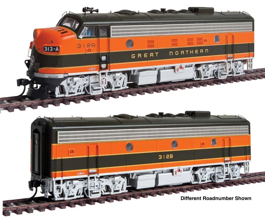 Walthers 920-40933 HO GN F7A-B Diesel Locomotive with DCC/Sound #316A/316B NIB - Image 1 of 1