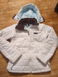 Patagonia Damen Skijacke weiß Polyester Full Zip Gr. M Lagenlook/isoliert - Bild 1 von 6