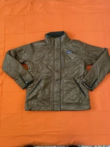 Chaqueta Patagonia Mujer Mediana Marrón Nano Puff Primaloft Aislada Cremallera Completa - Imagen 1 de 9