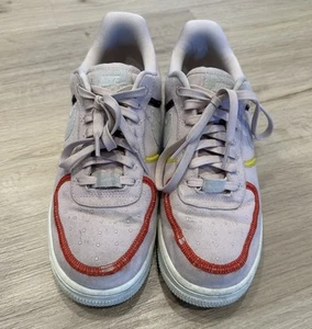 Nike shoes Air Force 1 '07 Womens 8.5 Stitched Canvas Siltstone Red 2020 Gym - Picture 1 of 12