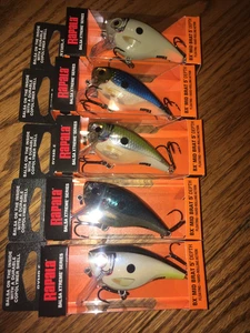 RAPALA BX MEDIUM BRAT 05's--5 DIFFERENT COLORED FISHING LUREs - Picture 1 of 1
