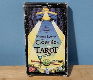 Cosmic Tarot Card Deck Norbert Losche Vintage 1988 FX Schmid English Edition - Foto 1 di 20
