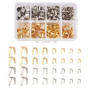 Pandahall 400Pcs 304 Stainless Steel Snap Bail Hook Pinch Clip Pendant Clasps... - Picture 1 of 7