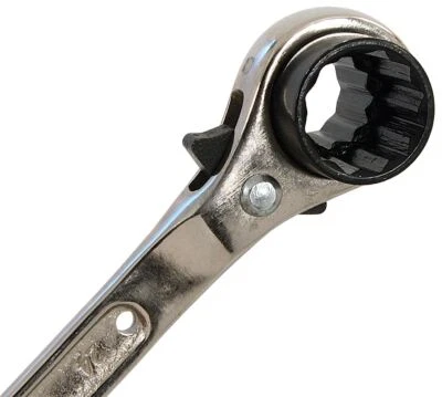 Ratchet Podger Scaffold Spanner - Scaffolding Ratchet Wrench 19mm X 24mm - Image 1 of 3