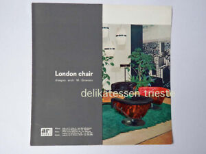 ARFLEX LONDON Chair sedia poltrona Grierson BROCHURE vintage