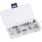 120Pcs 304 Stainless Steel Metric Nuts 7 Sizes Hex Nuts Kit M2-M6 Nuts  Amateurs