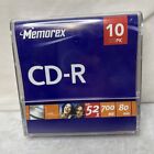 Memorex Cd-R, 52X, 700Mb, 80 Min, 10 Pack Recordable Cd Rom Sealed
