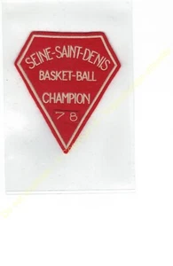 Patch Feltro Rosso Senna Sant' Denis Scarpe Pallina Champion 1978 - Picture 1 of 2