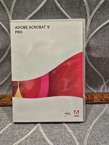 Adobe Acrobat 9 Pro For Windows / Education with Serial Number USED - Picture 1 of 5