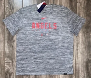 NEW Men's Nike Los Angles Angels Authentic Collection MLB Velocity Tee Shirt 2XL - Picture 1 of 14