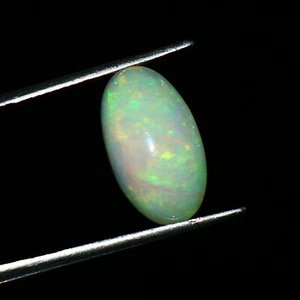 Ópalo de fuego cabujón ovalado etíope piedra preciosa natural suelta tamaño 15x9x6 mm 4,20 quilates - Imagen 1 de 3