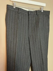 Dolce & Gabbana Men’s Striped Trousers Wool Blend Dress Pants Size 52 - Picture 1 of 15