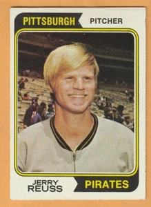 Jerry Reuss Pittsburgh Pirates 1974 Topps #116 Central Missouri 4P - Picture 1 of 2