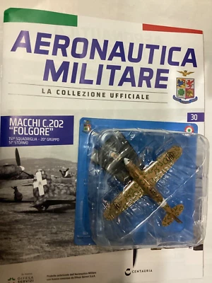Aeronautica  militare italiana MACCHI C.202 FOLGORE. 1/100, die-cast Centauria - Immagine 1 di 4