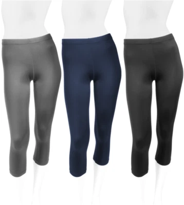 Aero Tech PLUS SIZE Women's Spandex Workout Capri UNPADDED - Image 1 of 4