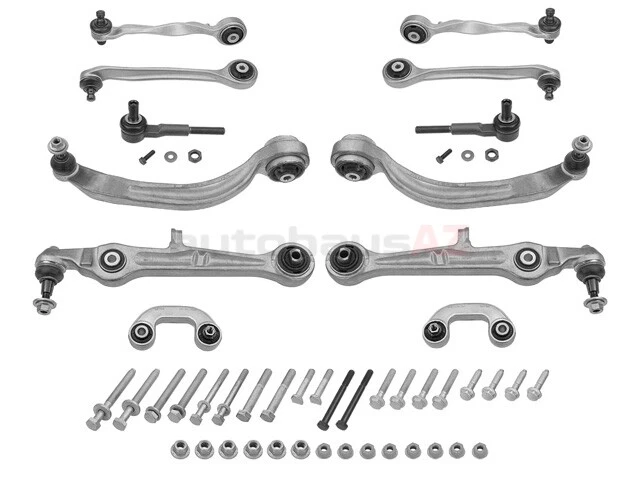 Kit brazo de control de suspensión delantera Meyle HD 8E0407151RS3 Audi B7 A4 Quattro S4 RS4 Foto 1 de 1