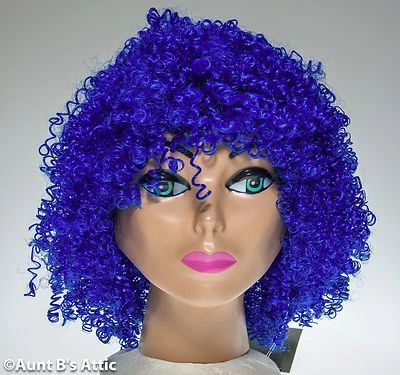 假发弹簧卷发合成卷发小丑 Cos 游戏服装假发 — 第 1/4 张图片