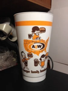 RARE Vintage A&W Restaurants Root Beer Plastic Cup "FREE SHIPPING" - Picture 1 of 4