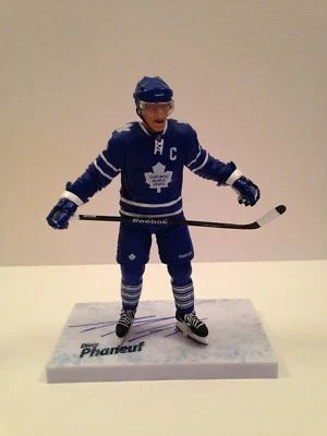 Dion Phaneuf Signed NHL Series 27 McFarlane COA Toronto Maple Leafs Flames - Image 1 of 3