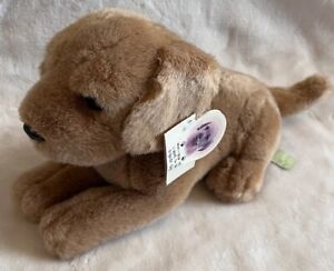Vintage And Rare GUIDE DOGS Golden Labrador Plush Puppy toy with Original Tags