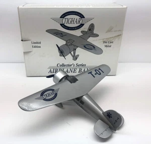 Tighar Airplane Eastwood Automobilia Spec Cast DieCast Coin Bank Plane T-01. - Picture 1 of 12