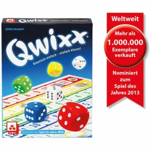 NSV Qwixx Würfelspiel Familienspiel Kinderspiel Gesellschaftsspiel ab 8 Jahre - Bild 1 von 1