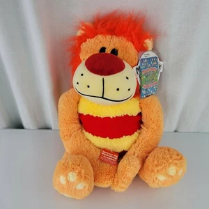 Mushabelly Jay At Play Chatter Ryder Roaring Growling Lion Stuffed Plush - Picture 1 of 8