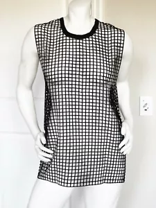 IRO JEANS "TANIA" BLACK KNIT SLEEVELESS TANK TOP SIZE: M RETAIL$320 - Picture 1 of 12