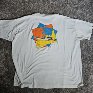 Vintage Ward Racing 765 Sonora, Texas Good Vibrations White 3XL Short Sleeve - Picture 1 of 9