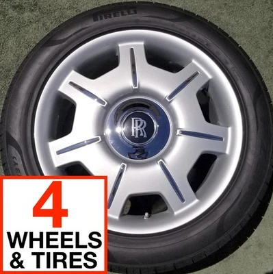 4 ruedas Rolls Royce Phantom PERFECTAS de fábrica neumáticos originales OEM Drophead 21 pulgadas Foto 1 de 4