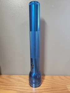 Linterna D incandescente de 3 celdas Maglite de alta resistencia, azul, probada, funcionando - Imagen 1 de 11