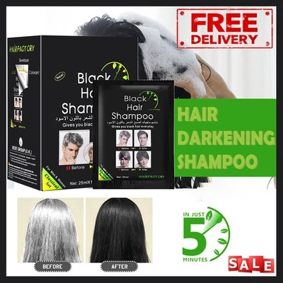 10-20Pcs DEXE Black Hair Shampoo Instant 5-Min White Become Black Dye BESTSELLER - Image 1 of 4