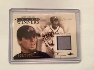 Chipper Jones 2004 Fleer Award Winners #ed 108/175 Game Jersey Card # AWJ-CJ - Picture 1 of 2