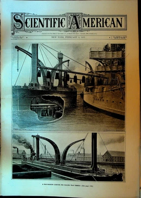 Scientific American February 2 1907 English Channel Tunnel Toy Automobile - Image 1 of 3