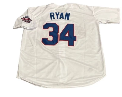 Nolan Ryan Texas Rangers Jersey Men’s XL NWT 1993 Home White Retro Throwback - Image 1 of 4
