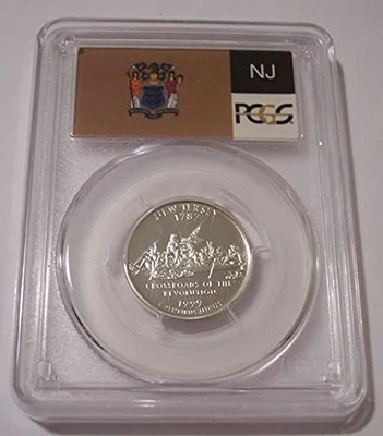 1999 S Silver New Jersey State Quarter Proof PR69 DCAM PCGS Flag Label - Image 1 of 2