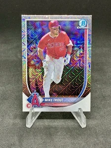 MIKE TROUT 2025 Bowman Chrome Card #1 CHROME MOJO REFRACTOR Angels ๐ฅ๐ฅ๐ฅ! - Picture 1 of 2