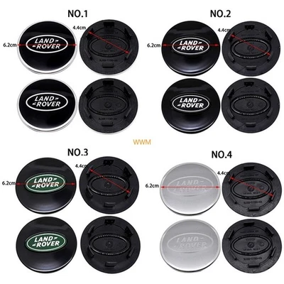  Centre Hub Caps Covers for Land Rover Discovery Range Rover 4x 6.2cm Car Wheel - Image 1 of 4