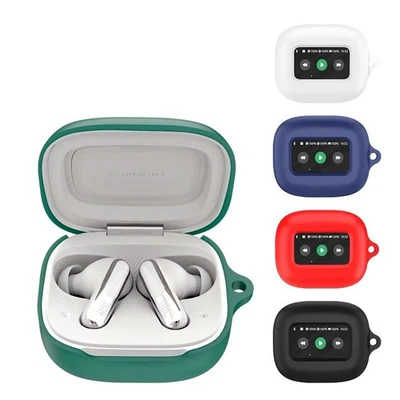 GADGETCOM Silikonhülle Ersatz-Schutzhülle mit Karabinerhaken für JBL Live Beam Flex Buds 3